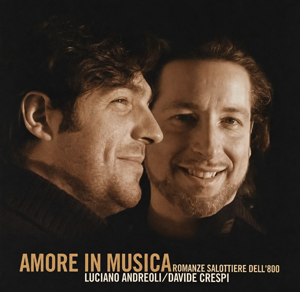 Copertina del CD Amore in Musica — Luciano Andreoli / Davide Crespi