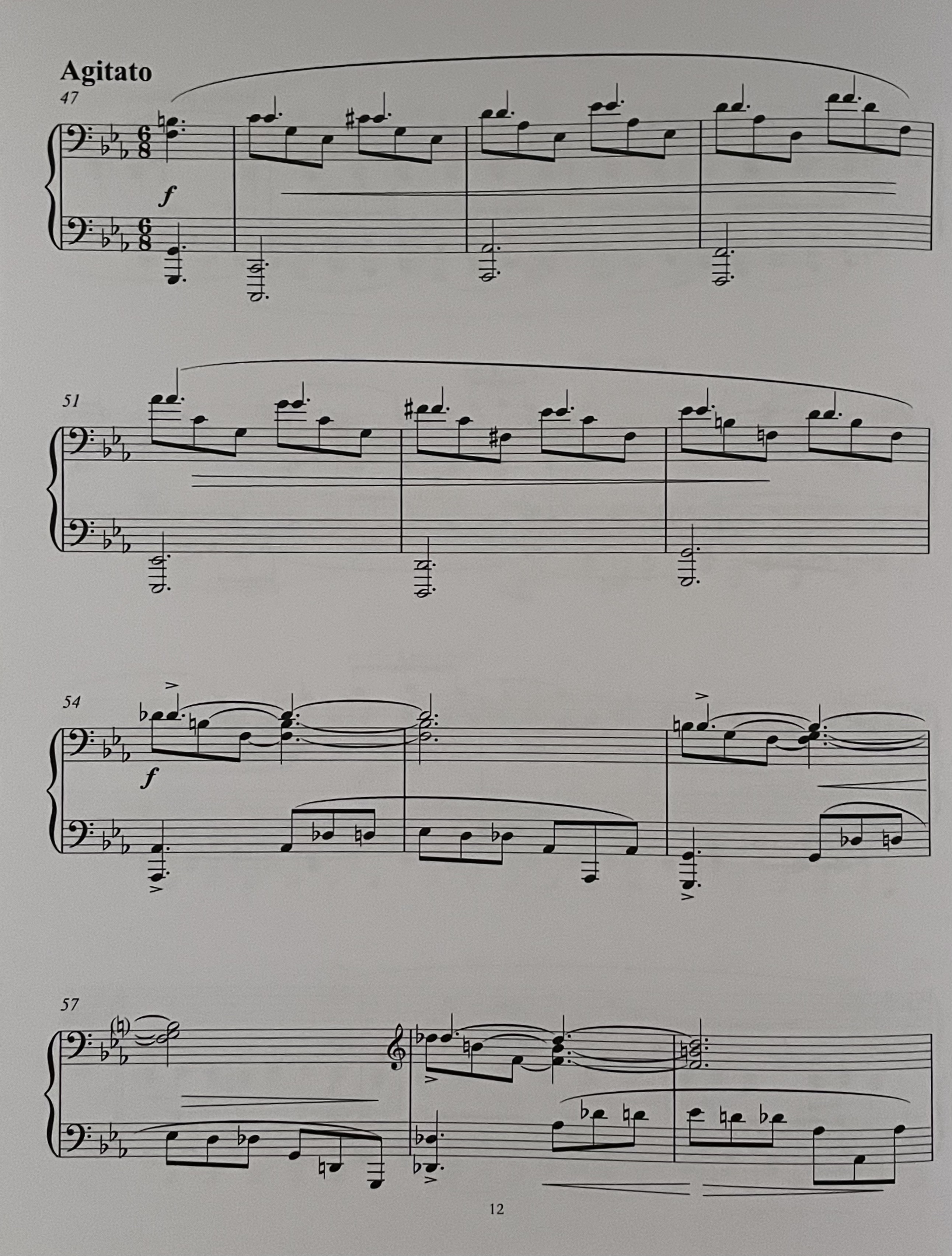 Cinque Aforismi — Agitato